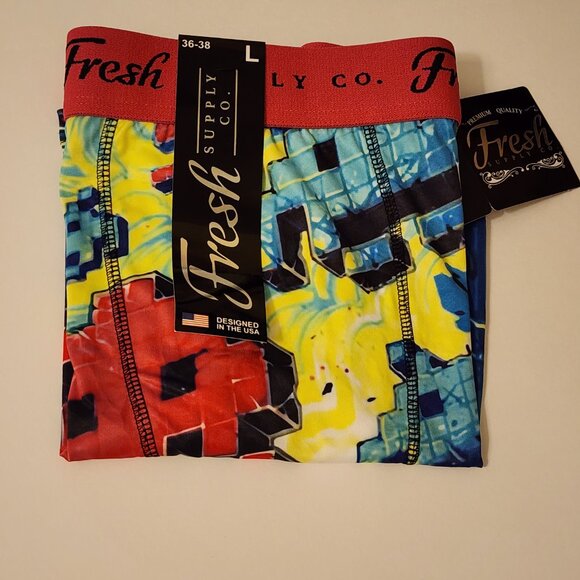 FRESH SUPPLY CO SPACE INVADERS BOXER BRIEF - L - Picture 2 of 9